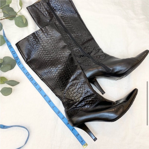 Peter Kaiser Matterhorn Patten Leather Pointed Toe Boots - Picture 9 of 14